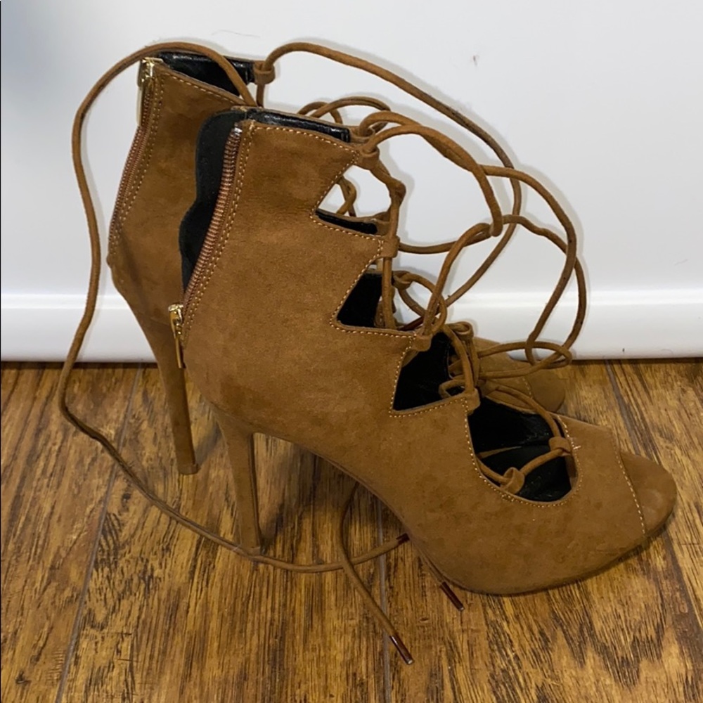 Lace Up Aldo Heels